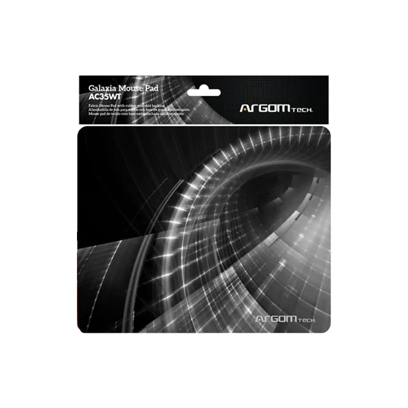 MOUSE PAD ARG-AC-1235WT 8.5X10 NEGRO/BLA