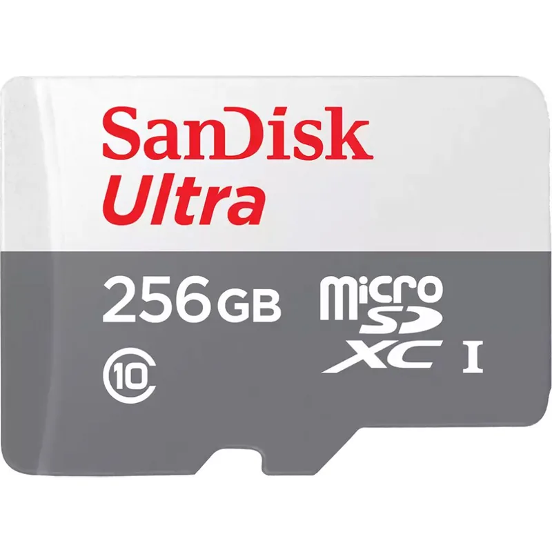 Memória Micro SD SanDisk Ultra 100 MB/s C10 256GB