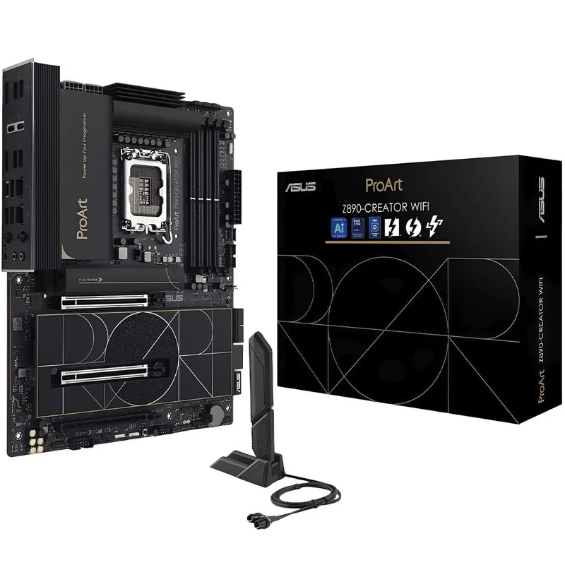 Placa Madre S1851 ASUS PROART Z890-CREATOR WIFI M.2/DDR5/WIFI7/BT/DP/HDMI/TYPE-C/USB3.2/GLAN/SOM