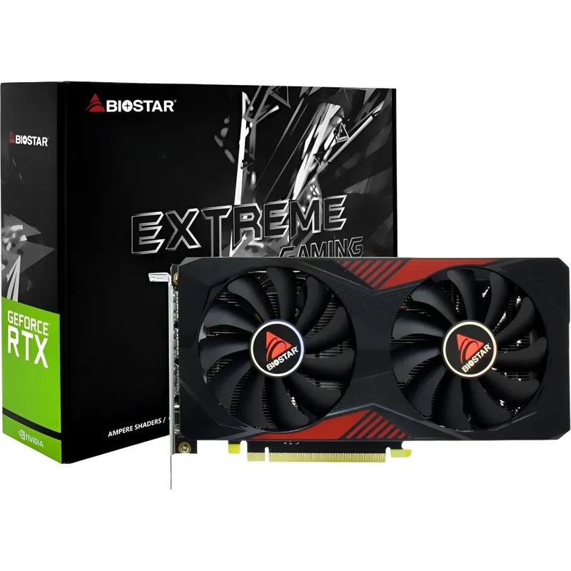 Tarjeta de Video Biostar Extreme Gaming 12GB GeForce RTX3060 GDDR6 - VN3606RML9