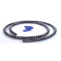 ESPIRAL ORDENADOR CON APLICADOR HELAWRAP 15MM DE 2 METROS NEGRO
